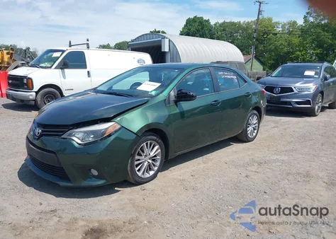 2014 Toyota Corolla Le Plus from USA, damaged, VIN 2T1BURHE9EC166385